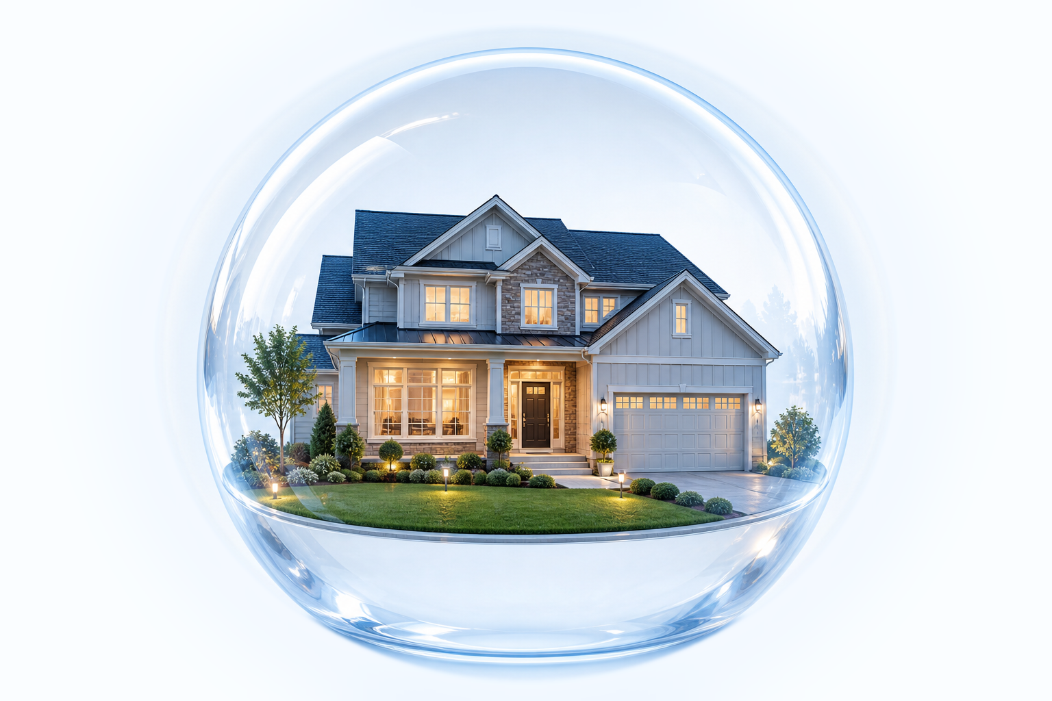 A warm modern home representing family and mortgage protection